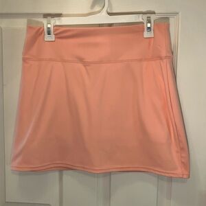 Peach athletic Skort, Pockets, Size M,